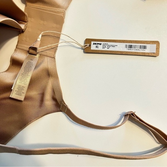 SKIMS Ultimate Push Up Balconette Bra Clay Color Style BABAL5486W 38D NWT - Picture 4 of 7